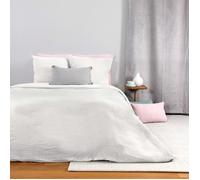 Parure de lit - Housse de couette 100% Gaze de Coton Blanc - Uni - Chambre - Classique - Intemporel