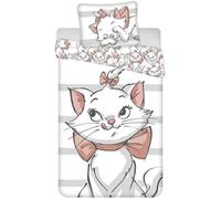 PARURE DE LIT HOUSSE DE COUETTE ENFANT MARIE ARISTOCHAT 140X200+ TAIE D OREILLER 50X70CM