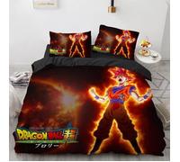 Parure De Lit Housse De Couette Impression 3D Dragon Ball Z,100% Microfiber Housse De Couette 140x200cm[1177]