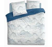 Parure de lit ""Ilyan"" percale 240x220cm - Atmosphera createur d'interieur