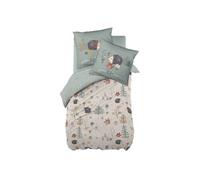 Parure de Lit Imprimé Hérisson Housse de Couette 200x200cm + 2 Taies d'Oreiller - GEDEON - ALTOBUY