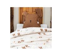 AltoBuy Bunny - Parure de Lit Imprimé Lapin Housse de Couette 140x200cm + 1 Taie d'oreiller