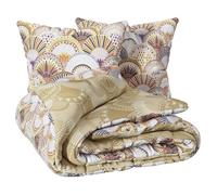 Parure de lit imprimée Aikupito Lilas 240x220 - Atmosphera