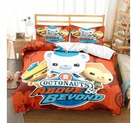 Parure De Lit Imprimee Dessin Anime The Octonauts Pour Enfants, Housse De Couette Douce, Taie D'oreiller, Lit Simple, Double, Queen Size, Couvre-Lit, Cadeau Pour Enfants