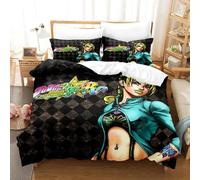 Parure De Lit Imprimee En 3d Avec Housse De Couette Et Dessin Anime Jojo's Bizarre Adventure, Pour Lit Simple, Double, Queen Et King Size
