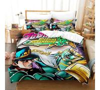 Parure De Lit Imprimee En 3d Avec Housse De Couette Et Dessin Anime Jojo's Bizarre Adventure, Pour Lit Simple, Double, Queen Et King Size