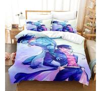 Parure De Lit Imprimee En 3d Avec Housse De Couette Et Dessin Anime Jojo's Bizarre Adventure, Pour Lit Simple, Double, Queen Et King Size
