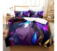Parure De Lit Imprimee En 3d Avec Housse De Couette Et Dessin Anime Jojo's Bizarre Adventure, Pour Lit Simple, Double, Queen Et King Size