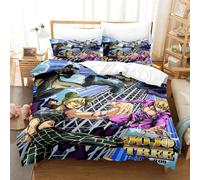 Parure De Lit Imprimee En 3d Avec Housse De Couette Et Dessin Anime Jojo's Bizarre Adventure, Pour Lit Simple, Double, Queen Et King Size