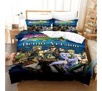 Parure De Lit Imprimee En 3d Avec Housse De Couette Et Dessin Anime Jojo's Bizarre Adventure, Pour Lit Simple, Double, Queen Et King Size