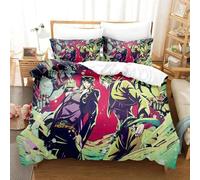 Parure De Lit Imprimee En 3d Avec Housse De Couette Et Dessin Anime Jojo's Bizarre Adventure, Pour Lit Simple, Double, Queen Et King Size