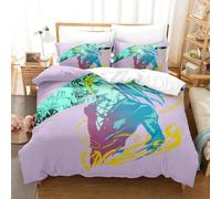Parure De Lit Imprimee En 3d Avec Housse De Couette Et Dessin Anime Jojo's Bizarre Adventure, Pour Lit Simple, Double, Queen Et King Size