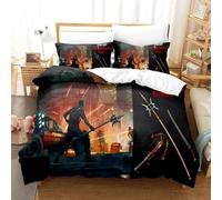 Parure De Lit Imprimee En 3d Avec Housse De Couette Et Taie D'oreiller Motif Dying Light 2 Stay Human