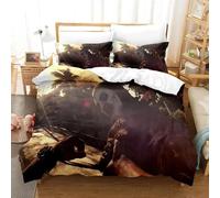 Parure De Lit Imprimee En 3d Avec Housse De Couette Et Taie D'oreiller Motif Dying Light 2 Stay Human