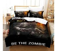 Parure De Lit Imprimee En 3d Avec Housse De Couette Et Taie D'oreiller Motif Dying Light 2 Stay Human