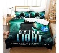 Parure De Lit Imprimee En 3d Avec Housse De Couette Et Taie D'oreiller Motif Dying Light 2 Stay Human