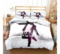 Parure De Lit Imprimee En 3d Avec Housse De Couette Et Taie D'oreiller Pour Lit Double, King Size Et Twin, Motif Matt M. Pokora, Pour Garçons Et Filles