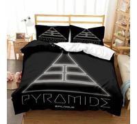 Parure De Lit Imprimee En 3d Avec Housse De Couette Et Taie D'oreiller Pour Lit Double, King Size Et Twin, Motif Matt M. Pokora, Pour Garçons Et Filles