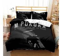 Parure De Lit Imprimee En 3d Avec Housse De Couette Et Taie D'oreiller Pour Lit Double, King Size Et Twin, Motif Matt M. Pokora, Pour Garçons Et Filles