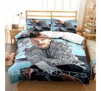 Parure De Lit Imprimee En 3d Avec Housse De Couette Et Taie D'oreiller Pour Lit Double, King Size Et Twin, Motif Matt M. Pokora, Pour Garçons Et Filles