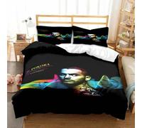 Parure De Lit Imprimee En 3d Avec Housse De Couette Et Taie D'oreiller Pour Lit Double, King Size Et Twin, Motif Matt M. Pokora, Pour Garçons Et Filles