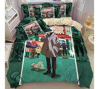 Parure De Lit Imprimee En 3d Avec Housse De Couette Et Taies D'oreiller, Motif Dessin Anime Japonais, Spy X Family, Pour Filles Et Garcon S, Cadeau Idéal