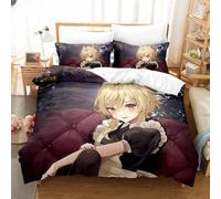 Parure De Lit Imprimee En 3d Genshin Impact Lumine, Housse De Couette, Motif Dessin Anime, Pour Lit Double Ou Double, Personnalisable, Linge De Maison
