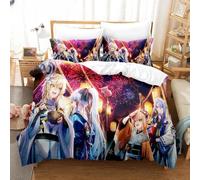 Parure De Lit Imprimee En 3d Genshin Impact Lumine, Housse De Couette, Motif Dessin Anime, Pour Lit Double Ou Double, Personnalisable, Linge De Maison