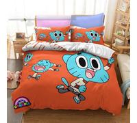 Parure De Lit Imprimee En 3d Gumball, Motif Anime, Housse De Couette Darwin Anais, King, Queen, Full, Twin, Pour Chambre À Coucher, Textile De Maison