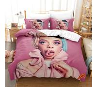 Parure De Lit Imprimee En 3d M-Melanie Martinez, Taie D'oreiller, Album De Maison De Poupée, Housse De Couette, Simple, Double, Double, Queen, King Size, Cadeaux Pour Garcon S Et Filles