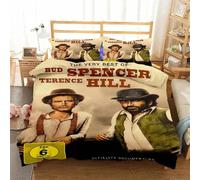 Parure De Lit Imprimee En 3d Représentant La Star De Cinéma Bud Spencer Et Terence Hill. Housses De Couette, Taies D'oreiller, Couette, Linge De Lit, Textile Pour La Maison.