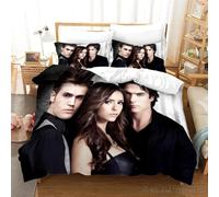 Parure De Lit Imprimee En 3d The Vampire Diaries, Housse De Couette Paul Wesley, Ensemble De Literie Exquis, Plusieurs Tailles, Decoration De Chambre