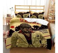 Parure De Lit Imprimee En 3d Tony Montana Scarfaces Pour Lit Double, Twin, King Size, Housse De Couette, Taie D'oreiller, Pour Garcon S Et Filles