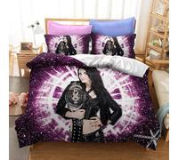 Parure De Lit Imprimee En 3d Wwe Eaw, Housse De Couette Et Taie D'oreiller, Motif Jeu De Catch, Taille King, Queen Et Twin