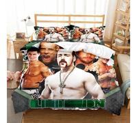 Parure De Lit Imprimee En 3d Wwe Eaw, Housse De Couette Et Taie D'oreiller, Motif Jeu De Catch, Taille King, Queen Et Twin