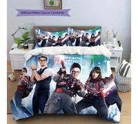 Parure De Lit Imprimee Ghostbusters 2016, Housse De Couette Et Taie D'oreiller, Decoration D'intérieur, Decoration De Noël, Chambre, Noël, Joyeux, Cadeau, Anniversaire, 1 * Housse