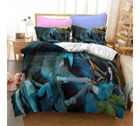 Parure De Lit Imprimee The Vampire Diaries, Housse De Couette Et Taie D'oreiller, Motif Personnage 3d, Pour Lit Double, Queen Et King Size