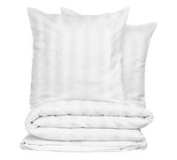 Atmosphera Parure de lit Satiné 260 x 240 cm Blanc