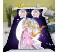 Parure De Lit Kawaii Anime Sailor Moon Avec Housse De Couette Et Taie D'oreiller