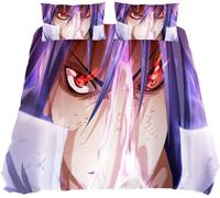 Parure De Lit King Size Lalks Kpoybiay - Parure De Lit Anime Ninja Avec 1 Couette + 2 Taies D'oreiller, Microfibre Ultra Douce, Facile D'entretien, Décoration De Chambre Parfaite