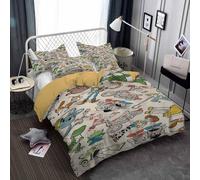 Parure De Lit King Size - Toy Story, Ensemble De 3 Pieces En Microfibre Avec Housse De Couette Et 2 Taies D'oreiller Pour Homme Et Femme, Ts