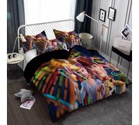 Parure De Lit King Size - Toy Story, Ensemble De 3 Pieces En Microfibre Avec Housse De Couette Et 2 Taies D'oreiller Pour Homme Et Femme, Ts