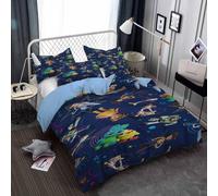 Parure De Lit King Size - Toy Story, Ensemble De 3 Pieces En Microfibre Avec Housse De Couette Et 2 Taies D'oreiller Pour Homme Et Femme, Ts