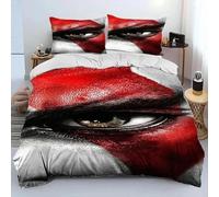 Parure De Lit Kratos Avec Housse De Couette Et Taie D'oreiller, Motif God Of War, Pour Garcon S Et Filles, Taille Double, Queen Et King Size