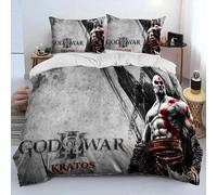 Parure De Lit Kratos Avec Housse De Couette Et Taie D'oreiller, Motif God Of War, Pour Garcon S Et Filles, Taille Double, Queen Et King Size