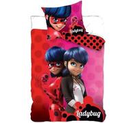 Parure de lit - Ladybug - Housse de Couette 140x200 cm - 100% Coton - Multicolore - Enfant