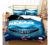 Parure De Lit Le Monde De Nemo Avec Housse De Couette Et Taie D'oreiller, Pour Chambre À Coucher Familiale Garcon Et Fille