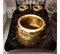 Parure De Lit Le Seigneur Des Anneaux, Housse De Couette Et Taies D'oreiller 50 X 75 Cm, 2/3 Pieces, Literie Tendance Pour La Maison