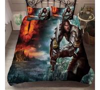 Parure De Lit Le Seigneur Des Anneaux, Housse De Couette Et Taies D'oreiller 50 X 75 Cm, 2/3 Pieces, Literie Tendance Pour La Maison