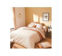 Parure de lit Macassar cognac - Tradilinge 140x200